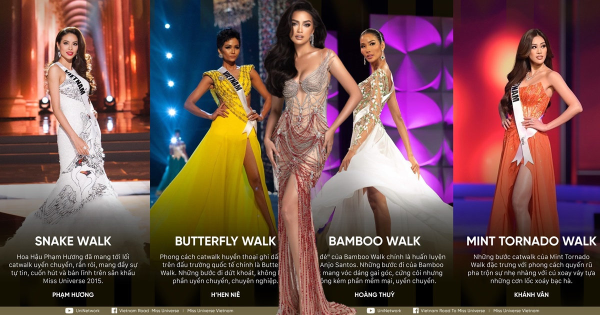H'Hen Niê - Khánh Vân có lối catwalk thương hiệu, Ngọc Châu sẽ mang "Water Flow Walk" đến Miss Universe?