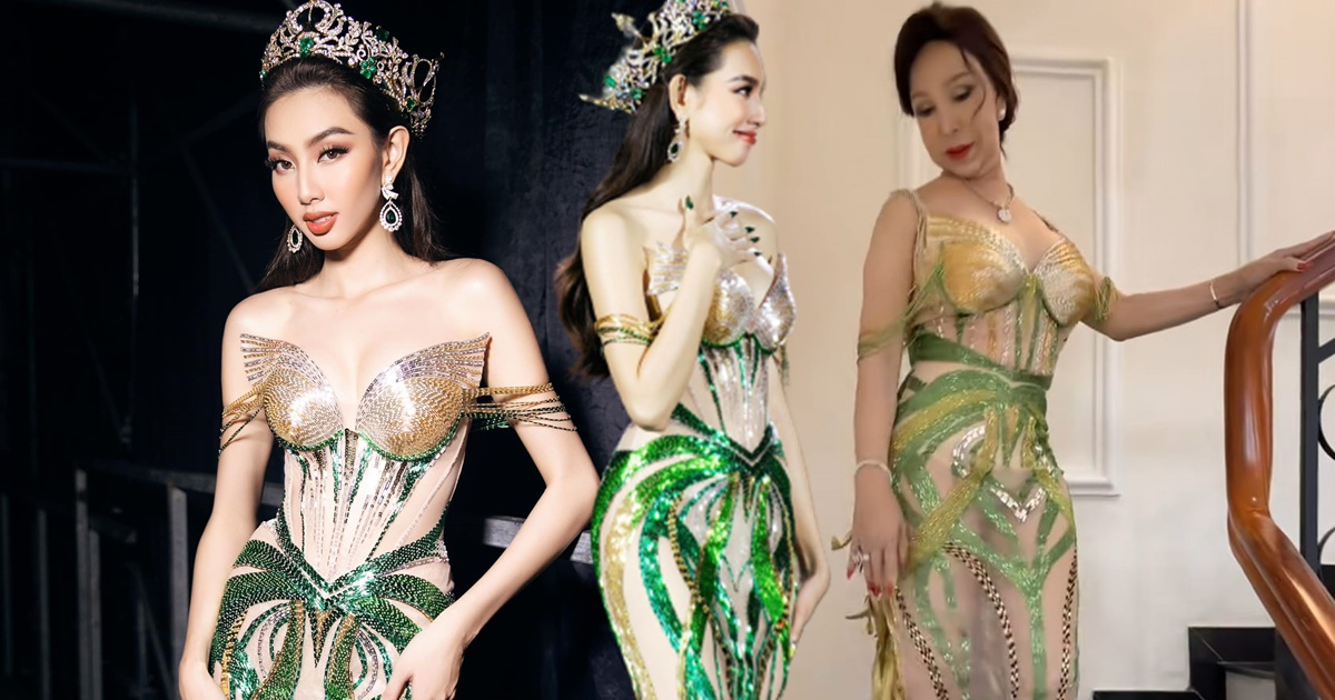 Bất ngờ xuất hiện hoa hậu Thùy Tiên "lậu": Fans "choáng" không phân biệt được đâu là phiên bản thật?