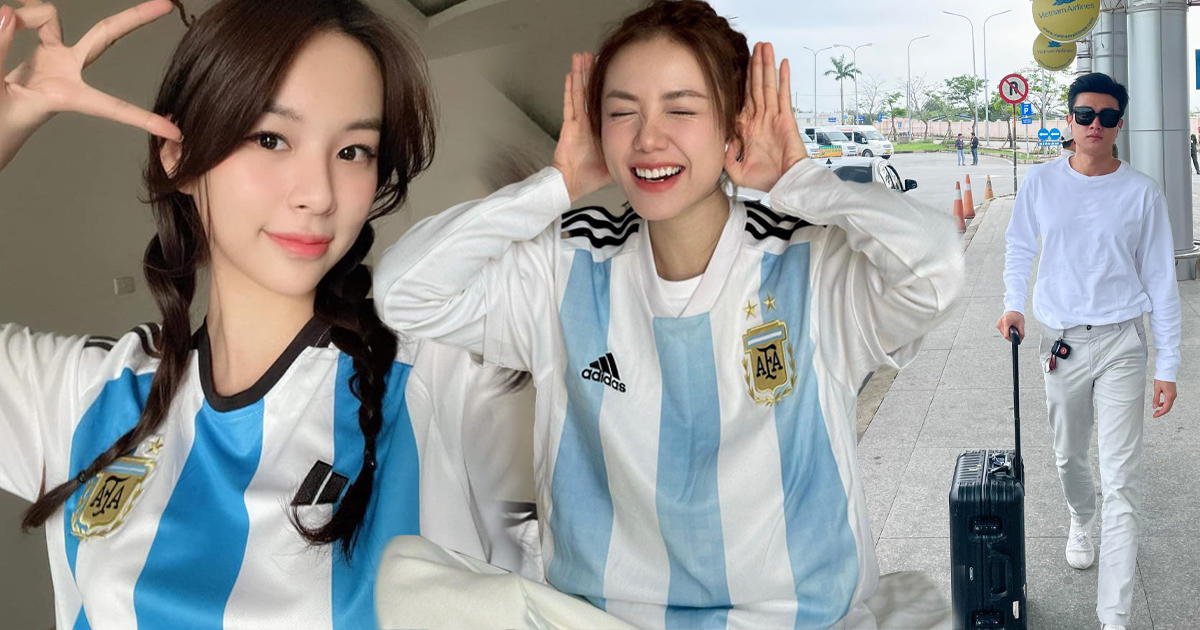 Phương Ly, Phí Phương Anh “lên đồ” cổ vũ Argentina, Quốc Trường sang tận Qatar trước thềm chung kết World Cup 2022