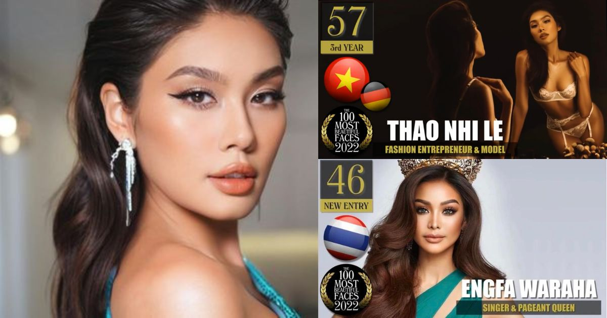 Lọt Top 100 gương mặt đẹp nhất thế giới, Thảo Nhi Lê ngậm ngùi xếp sau Á hậu 1 Miss Grand Engfa Waraha