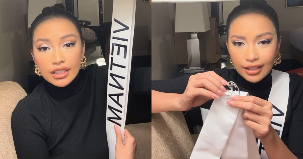 Ngọc Châu khoe sash mới của Miss Universe 2022: Fans tấm tắc khen "điểm 10 cho chất lượng"