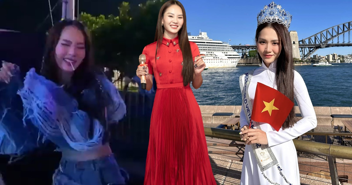 Fans Việt lo lắng khi hình ảnh "múa quạt" của hoa hậu Mai Phương phát tán trên mạng xã hội