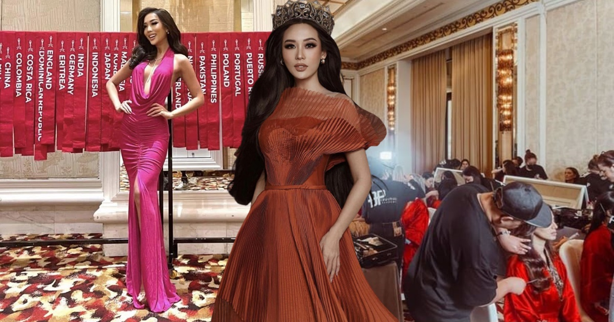 Miss Charm 2023: Dàn thí sinh lên đồ cho đêm trao sash, đại diện Indonesia bất ngờ được fans Việt ủng hộ