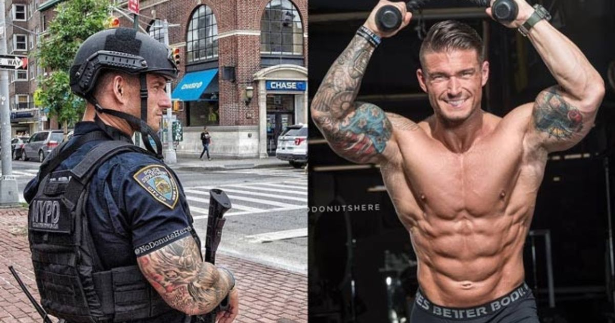 Cảnh sát kiêm VĐV thể hình, đẹp trai và cơ bắp bậc nhất nước Mỹ
