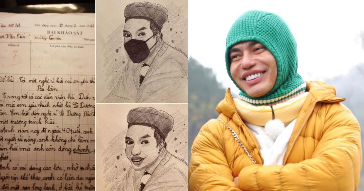 Lê Dương Bảo Lâm khoe được fan nhí vẽ tranh tặng, màn "quay xe" khiến người xem ngã ngửa