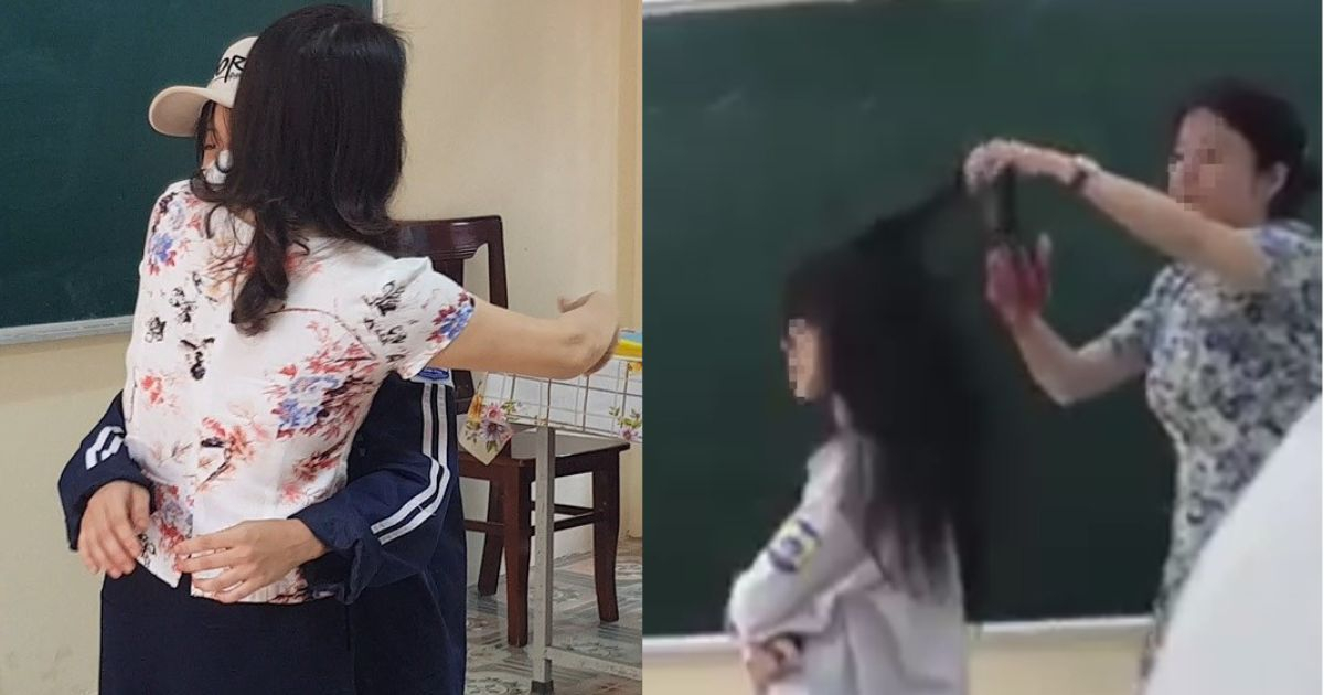 Vụ giáo viên cắt tóc học sinh trên lớp: Hai cô trò cùng nhận lỗi, ôm nhau giảng hòa
