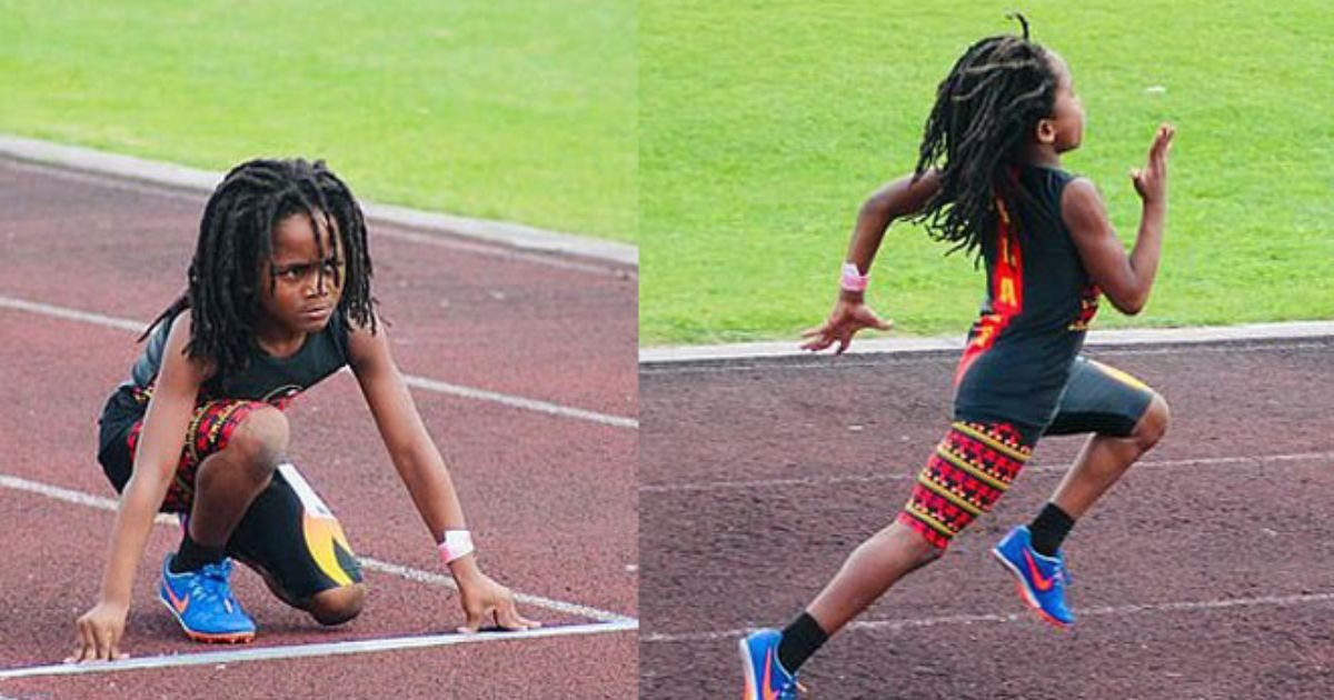 Xuất hiện Usain Bolt 7 tuổi: “Tia chớp” chạy 100m nhanh nhất thế giới