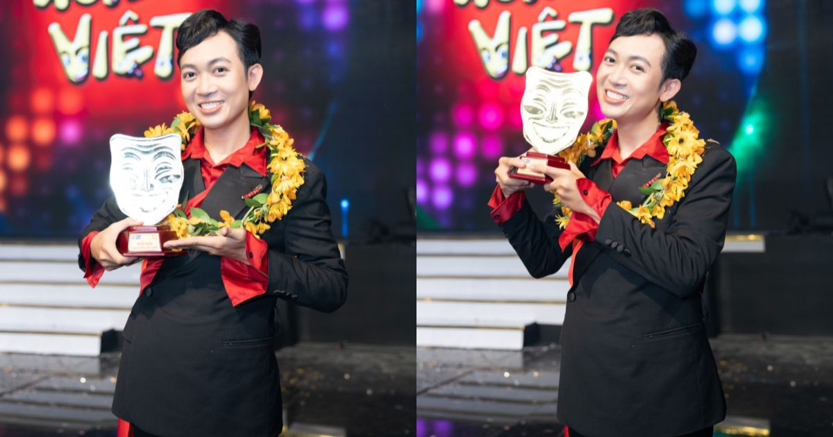 Diễn viên Năm Chà bật khóc khi đăng quang quán quân “Cười xuyên Việt 2023”