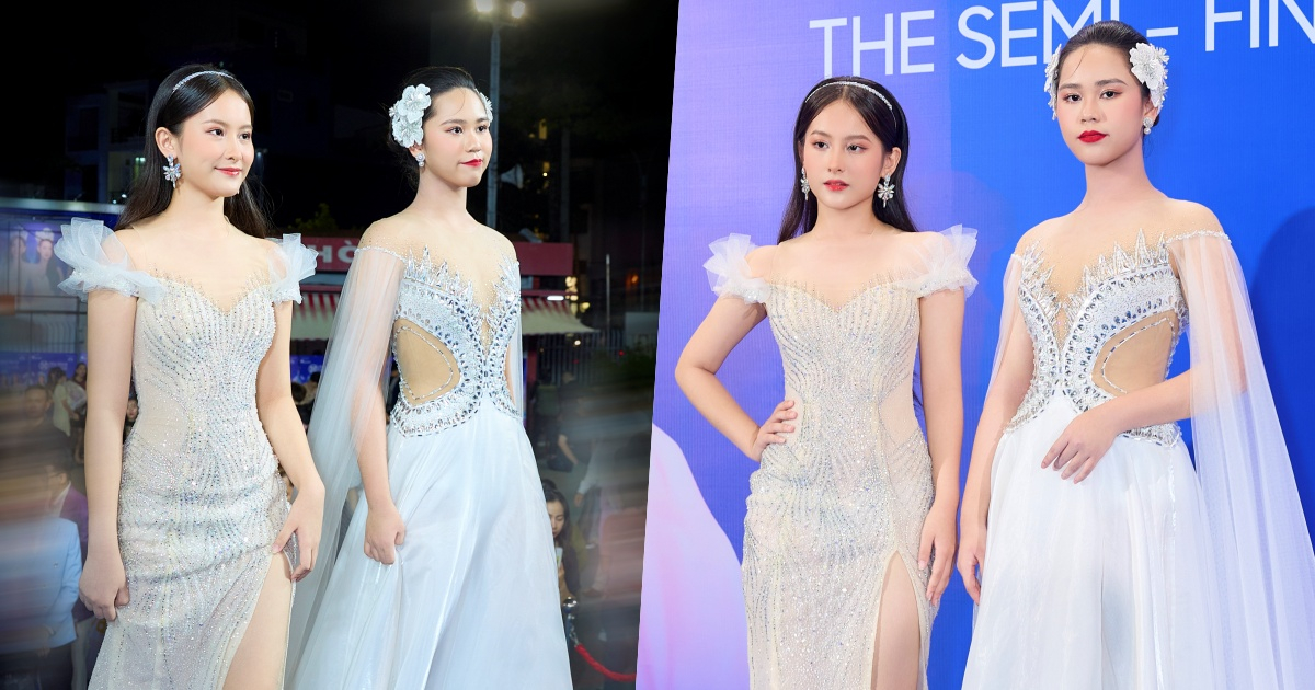 Hoa hậu Bella Vũ và người đẹp Thảo Vy đọ sắc trên thảm đỏ Miss World Vietnam 2023
