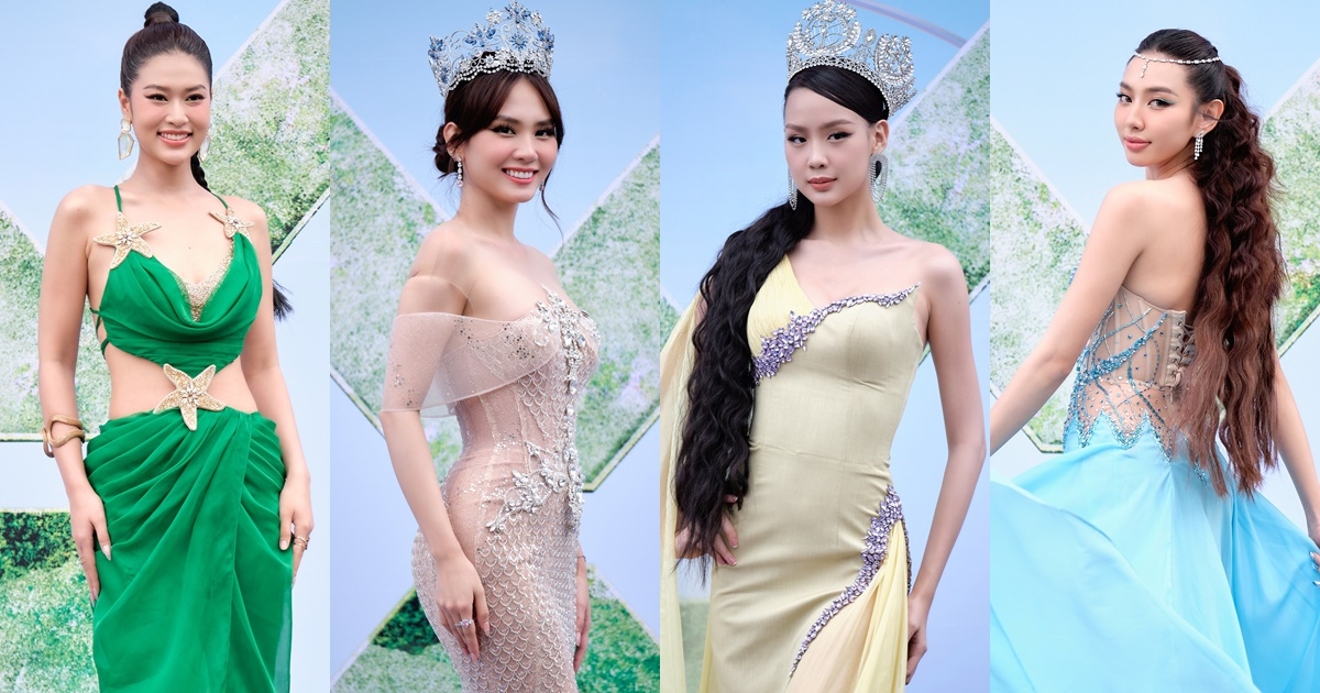 Thùy Tiên hóa "Nữ thần biển cả", Mai Phương - Bảo Ngọc chiếm spotlight trước thềm kết thúc nhiệm kỳ Miss World Vietnam