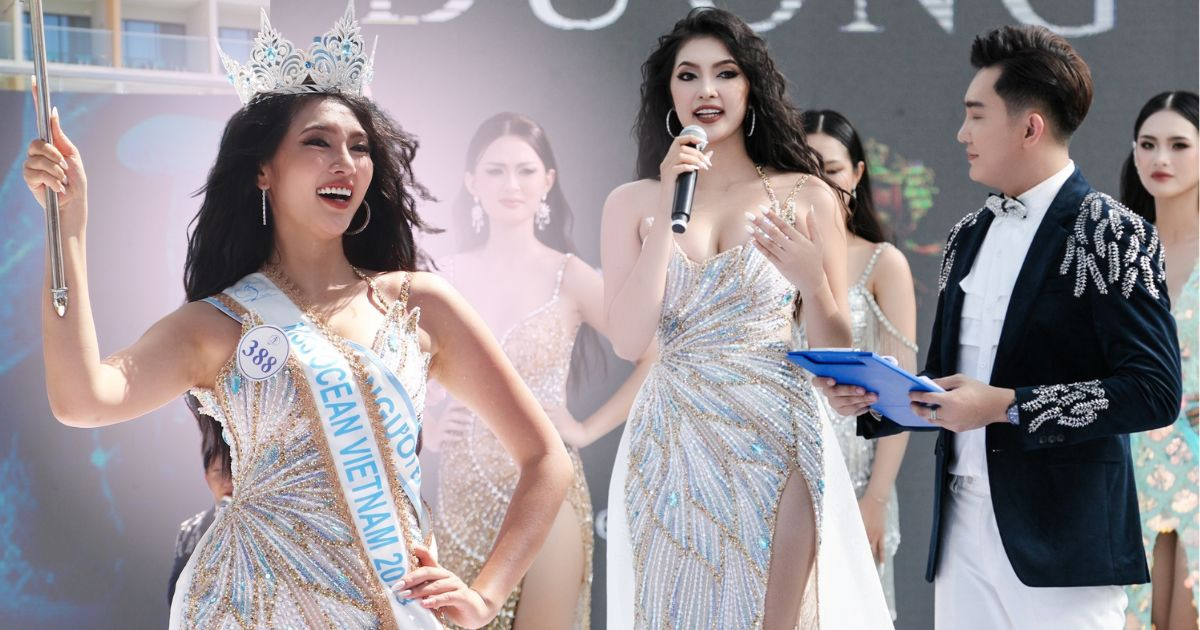 Trần Thị Thu Uyên đăng quang Hoa hậu Đại dương Việt Nam 2023 đầy thuyết phục, nhận ngay 5 tỉ đồng