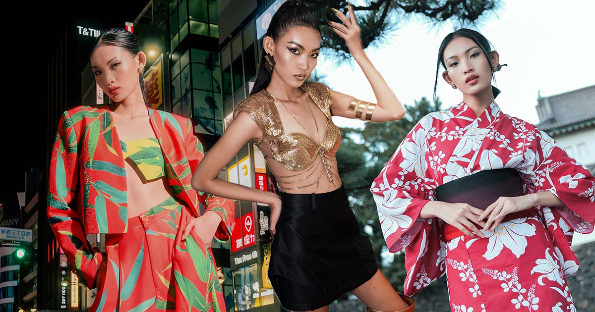 Tú Anh - quán quân The Face Vietnam 2023 diện thiết kế tôn vinh nét đẹp trang phục Việt tại Tokyo