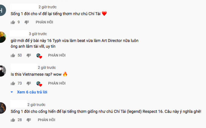 Nhắc đến NS Chí Tài trong MV đầu tiên sau Rap Việt, 16 Typh nhận mưa lời khen