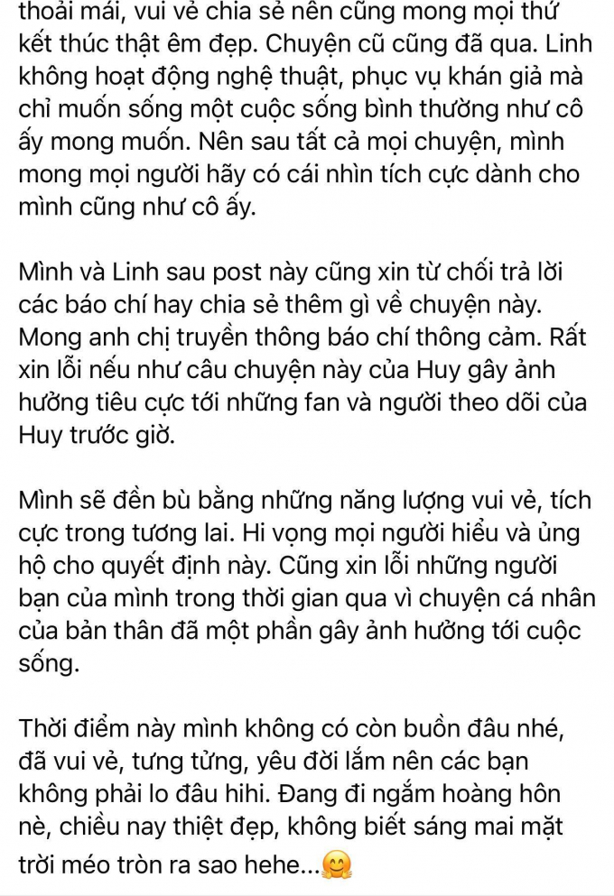Huy Cung xác nhận ly hôn vợ, bất ngờ dân mạng lại đồng loạt réo gọi tên Mũi trưởng Long