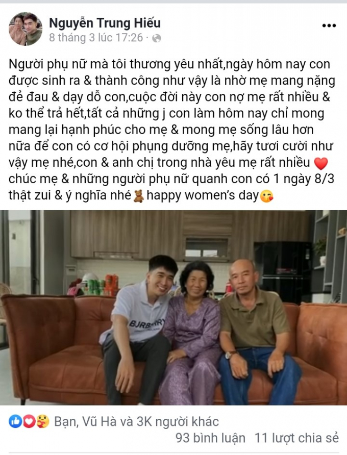 Chi Dân xót xa thông báo mẹ ruột qua đời, bạn gái tin đồn và dàn sao Việt đồng loạt chia buồn