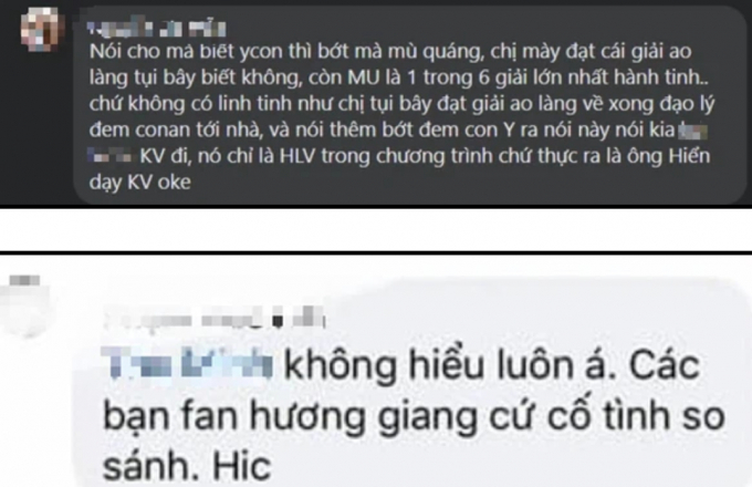 Fans Hương Giang chê bai thành tích vé vớt của Khánh Vân: Nhờ có Giang, Vân mới vào được Top 21