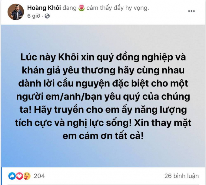 Nam diễn viên trẻ Hoàng Phúc qua đời ở tuổi 27, dàn sao Việt ngậm ngùi thương tiếc