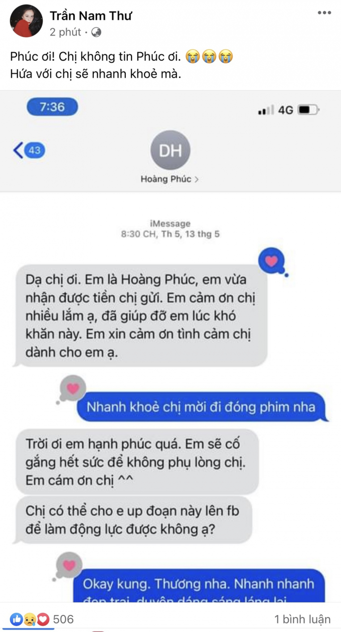 Nam diễn viên trẻ Hoàng Phúc qua đời ở tuổi 27, dàn sao Việt ngậm ngùi thương tiếc