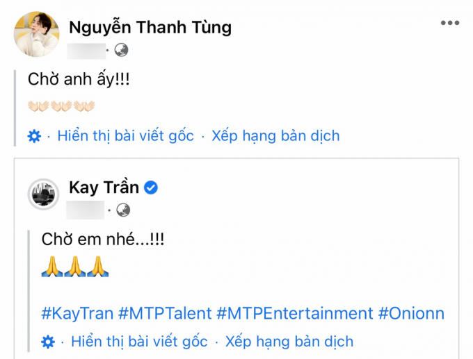 Kay Trần  thả thính trong phòng thu: Ơn giời cuối cùng Sơn Tùng cũng cho nam thần ra nhạc rồi!