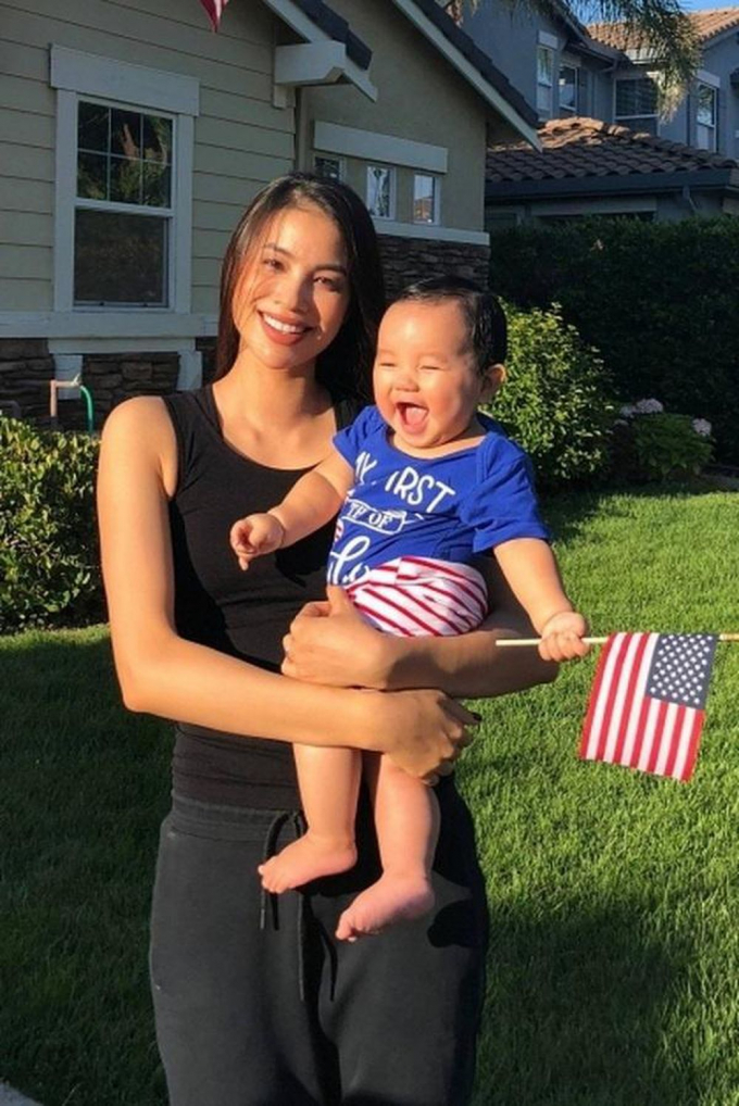 Ngay ngày sinh nhật 30 tuổi, hoa hậu Phạm Hương chia sẻ tin vui đã hạ sinh quý tử thứ 2 tại Mỹ