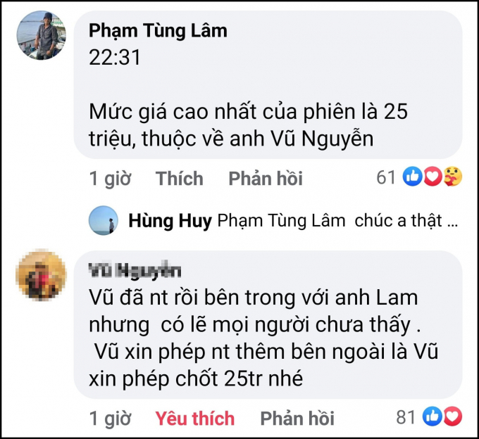 Mua tờ 2 nghìn của ông cụ, Lâm Ống Húc đấu giá lại được hơn 25 triệu đồng ủng hộ người nghèo