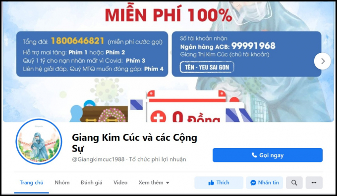 Giang Kim Cúc vô tình để lộ số dư gần 16 tỷ đồng dù liên tục thông báo quỹ từ thiện gần hết?