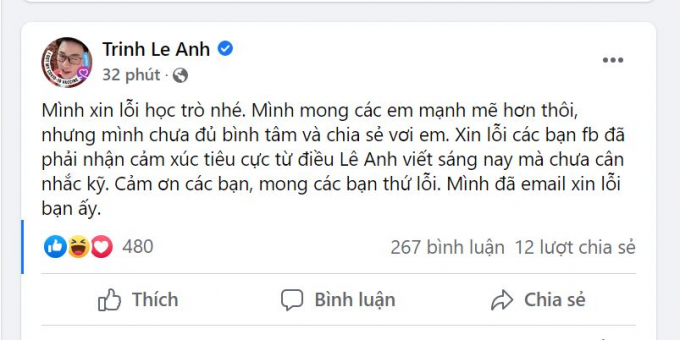 Nhà em có người mất, em xin nghỉ 1 ngày và lời phúc đáp từ giảng viên kiêm MC VTV gây bức xúc