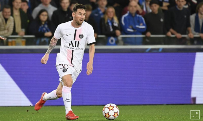 Messi di chuyển ít thứ nhì ở PSG