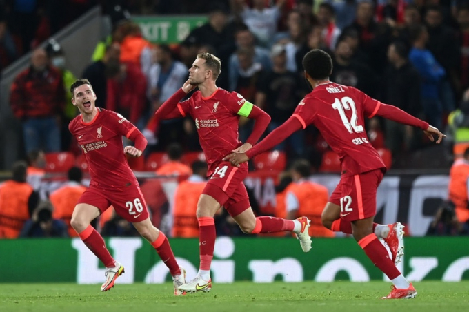 Liverpool thắng ngược Milan trong trận đấu có 5 bàn