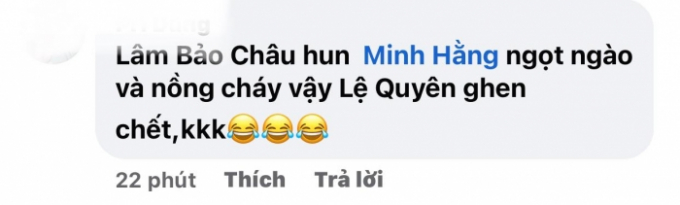 Minh Hằng khoe nụ hôn với tình trẻ của Lệ Quyên, fan cày ngay siêu phẩm Kẻ săn tin để xem chị đẹp