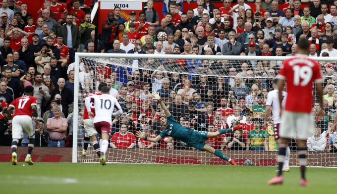 Man United thua Aston Villa 0-1 trên sân nhà