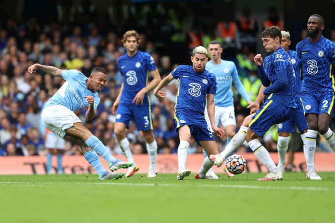 Man City lên nhì bảng sau trận thắng Chelsea