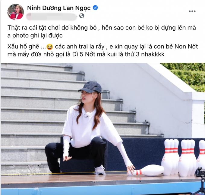 Lan Ngọc thừa nhận chơi dơ khó bỏ tại Running Man, thích thú với biệt danh mới do fans đặt