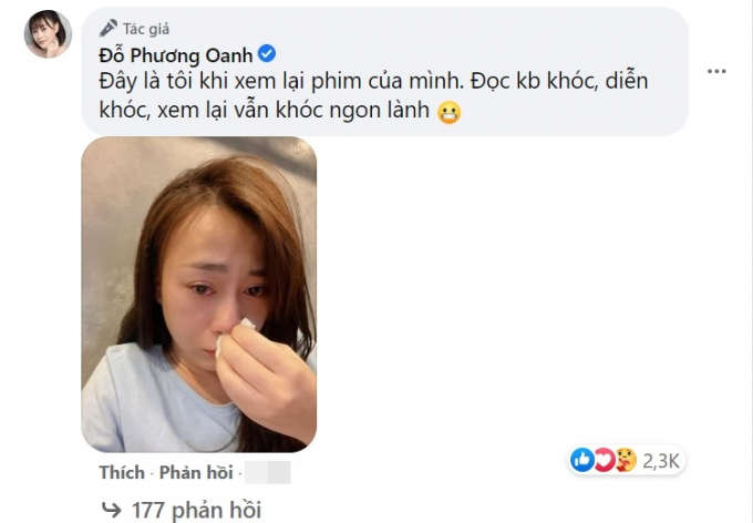 Phương Oanh khóc hết nước mắt khi xem cảnh Nam nhận bố Sinh