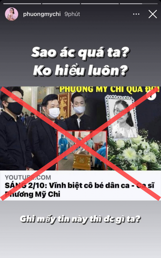 Xuất hiện video câu view, trù ẻo Phương Mỹ Chi qua đời, chính chủ thảng thốt nói 1 câu đầy xót xa