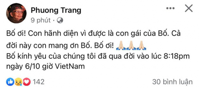 Lời dặn của bố NS Hoài Linh về chuyện tiền từ thiện trước khi mất khiến nhiều người nể phục