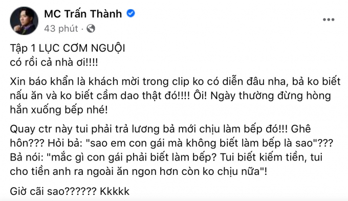 Lấy chồng 5 năm nhưng không biết nấu ăn, Hari Won nói rõ lý do khiến Trấn Thành cạn lời