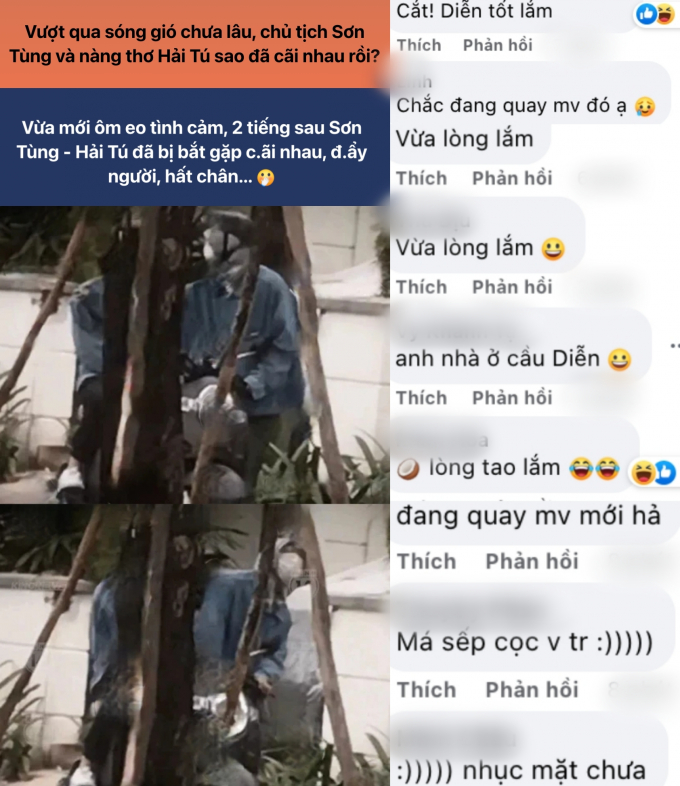 Xôn xao video Sơn Tùng động tay chân khi cãi nhau với Hải Tú, netizen cà khịa: Sếp tính nóng thế?