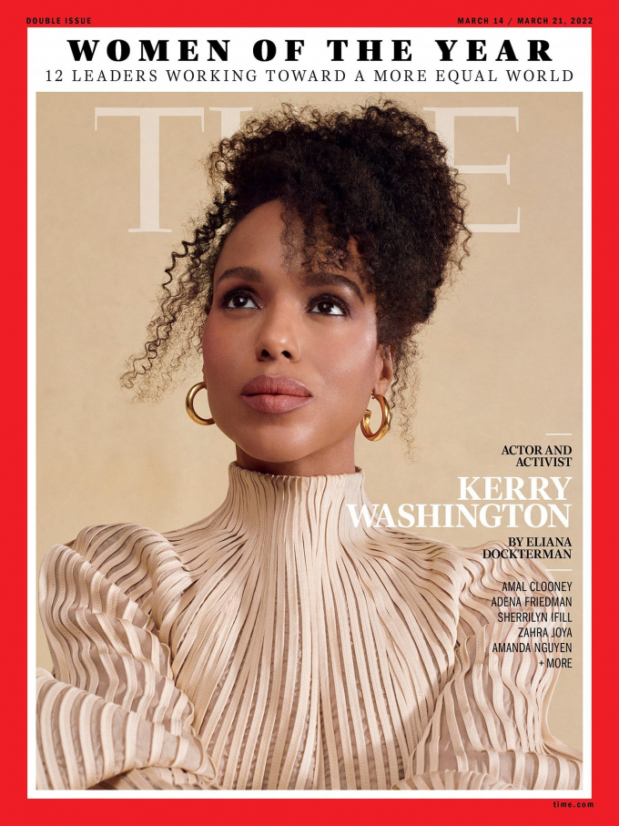 Nữ diễn viên Kerry Washington diện thiết kế xếp ly độc đáo của NTK Công Trí lên trang bìa tạp chí TIME