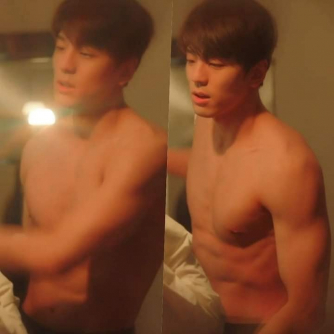 Nam phụ má lúm của Hẹn hò chốn công sở - Kim Min Kyu: Visual cực phẩm, body cơ bắp hết nước chấm