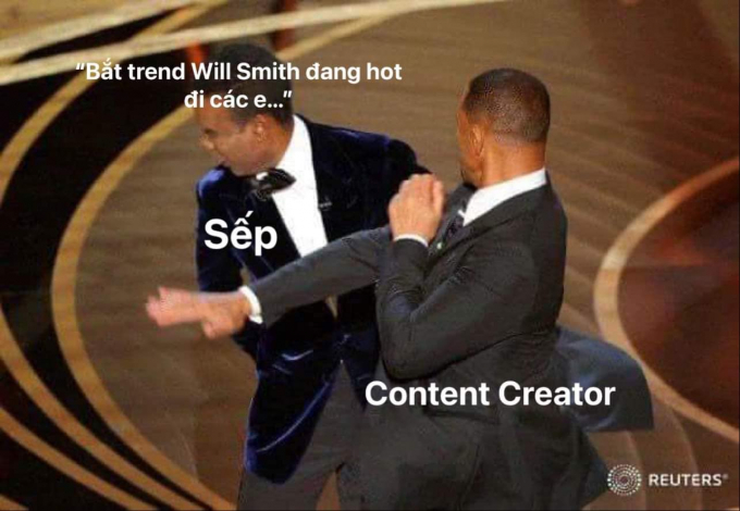 Cái tát bẽ bàng của Will Smith tại Oscar 2022: Chris Rock thì đau mặt, netizen lại nhặt được rổ meme