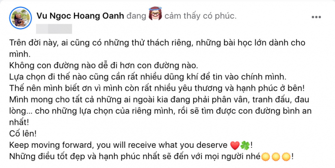 MC Hoàng Oanh lần đầu trải lòng hậu ly hôn, nói 1 câu động viên bản thân khiến ai nấy đều xót xa
