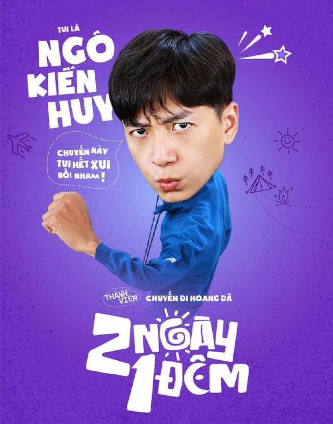 Ngô Kiến Huy tuyên bố hết xui, Trường Giang lần đầu kết hợp Kiều Minh Tuấn tại 2 Ngày 1 Đêm