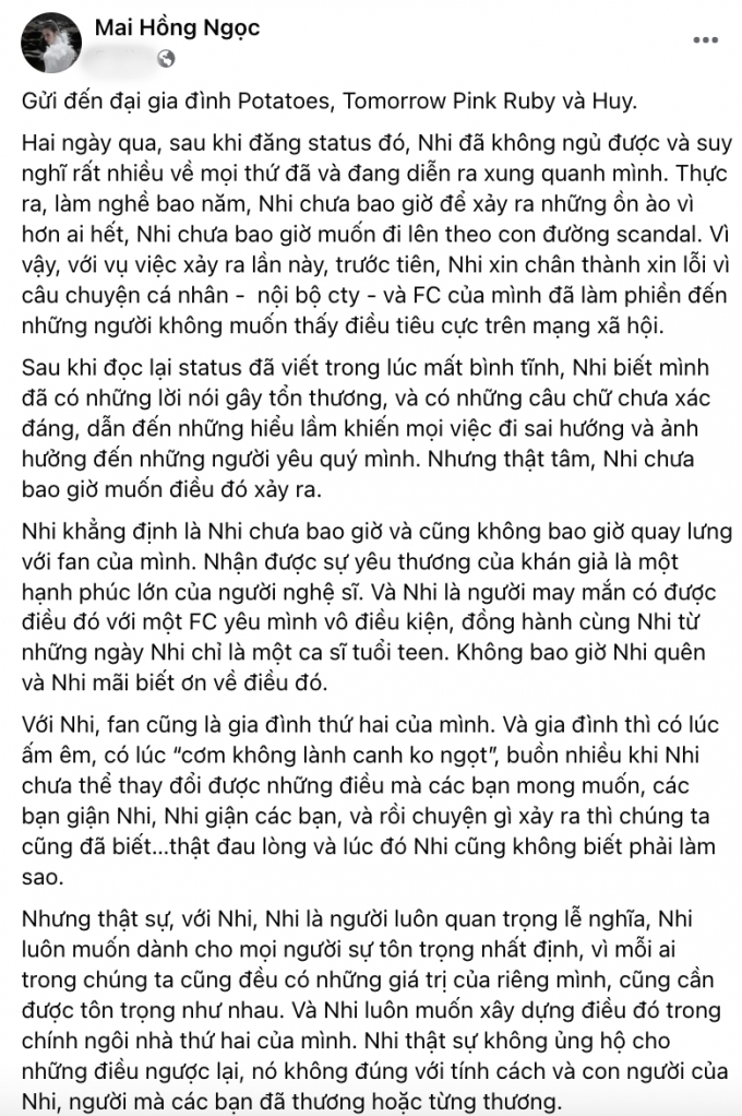 3 giờ sáng, Đông Nhi xin lỗi vì tổn thương fans, Ông Cao Thắng nhận trách nhiệm khi vợ bị tẩy chay