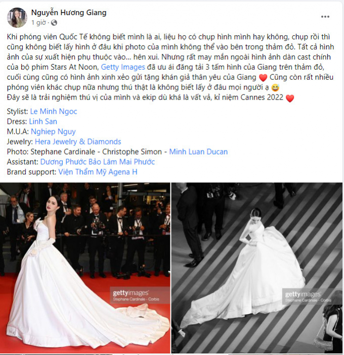 Hương Giang lộng lẫy như công chúa, quét sạch thảm đỏ Cannes: 1 điểm cực thông minh khiến fans khen hết lời