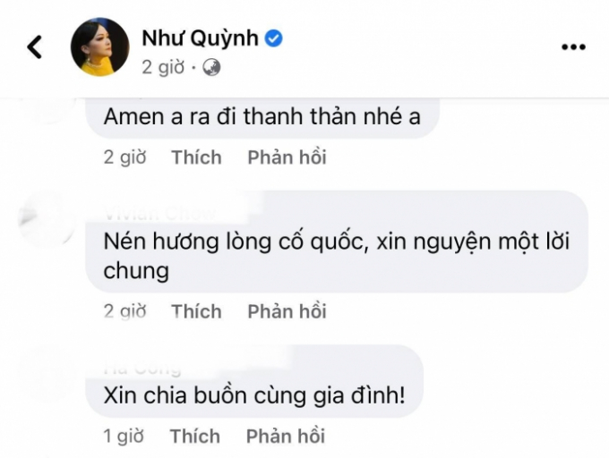 Như Quỳnh xót xa báo tin tang sự: ‘Yên nghỉ nhé anh’, khán giả gửi lời chia buồn