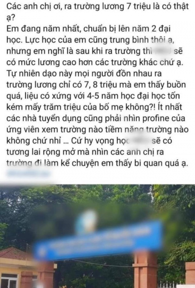 Sinh viên mới ra trường từ chối mức lương 12 triệu đồng