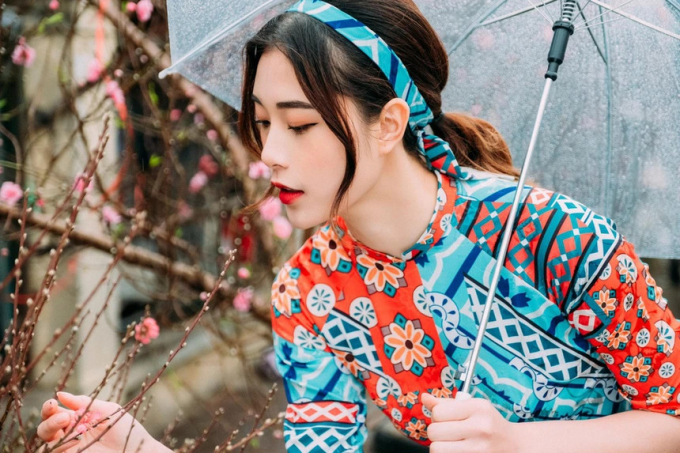 Vẻ đẹp của hoa khôi bóng chuyền vào top 10 Hoa hậu Hoàn vũ Việt Nam