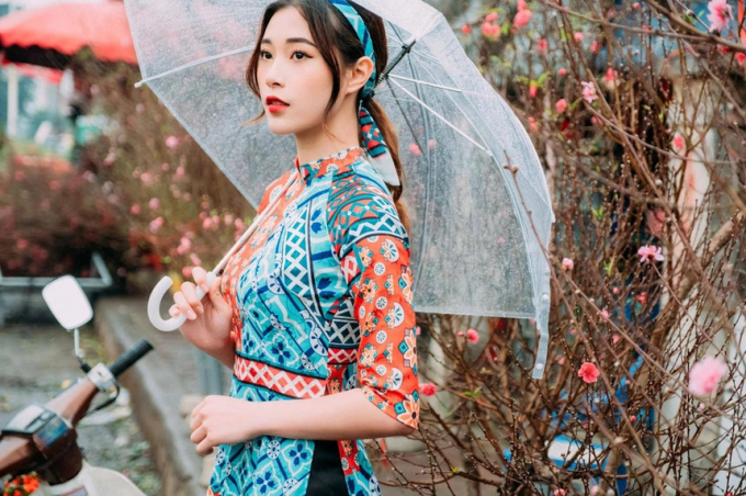 Vẻ đẹp của hoa khôi bóng chuyền vào top 10 Hoa hậu Hoàn vũ Việt Nam