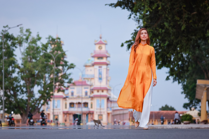 Á hậu Vũ Hoàng My khoe vẻ đẹp rạng rỡ trong bộ ảnh quảng bá du lịch Tây Ninh